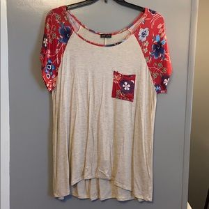 Boutique Floral Pocket Tee